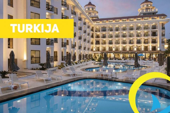 Turkija -Blue Marlin Deluxe Spa Resort Hotel 5* 7 n. su viskas įskaičiuota tik nuo 611 Eur/asm.